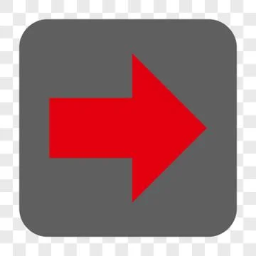 Arrow Right Interface Toolbar Button Illustrazione stock