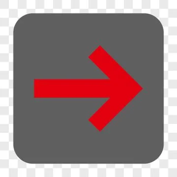 Arrow Right Interface Toolbar Button Illustrazione stock