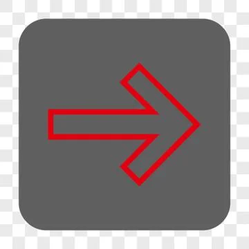 Arrow Right Interface Toolbar Button Illustrazione stock