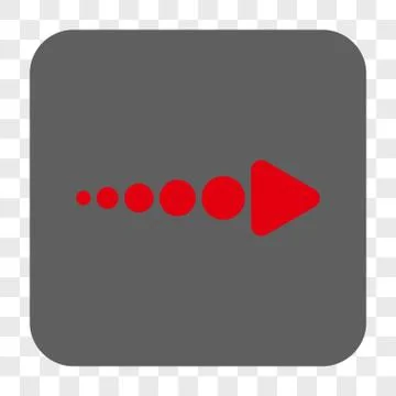 Arrow Right Interface Toolbar Button Illustrazione stock