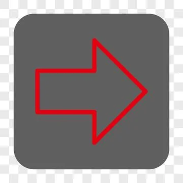 Arrow Right Interface Toolbar Button 스톡 일러스트