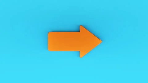 Arrow right, pop up symbol. Stock Footage 314735044