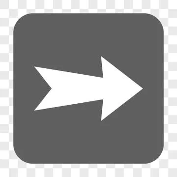 Arrow Right Rounded Square Button 스톡 일러스트