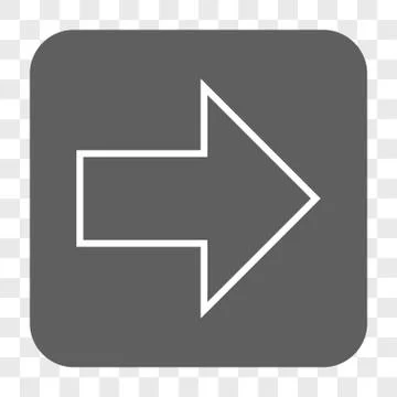 Arrow Right Rounded Square Button イラスト素材