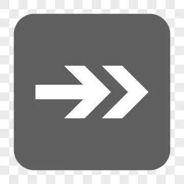Arrow Right Rounded Square Button イラスト素材