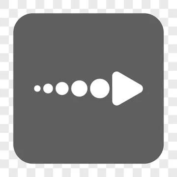 Arrow Right Rounded Square Button 스톡 일러스트