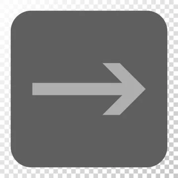 Arrow Right Rounded Square Button 스톡 일러스트