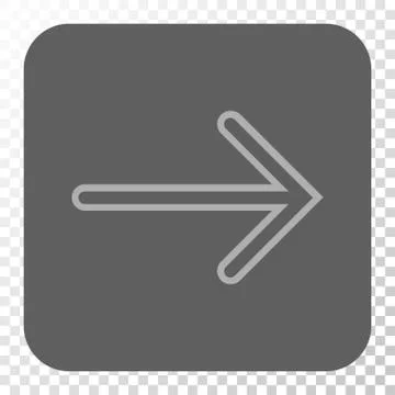 Arrow Right Rounded Square Button イラスト素材
