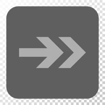 Arrow Right Rounded Square Button 스톡 일러스트