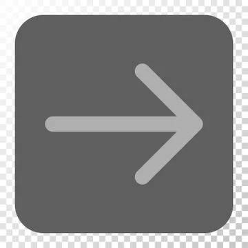 Arrow Right Rounded Square Button 스톡 일러스트