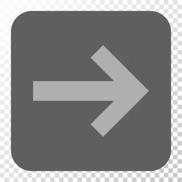 Arrow Right Rounded Square Button 스톡 일러스트