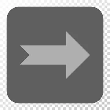 Arrow Right Rounded Square Button イラスト素材