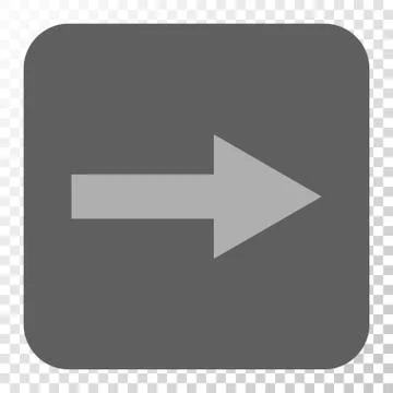 Arrow Right Rounded Square Button 스톡 일러스트