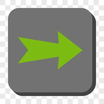 Arrow Right Rounded Square Button イラスト素材