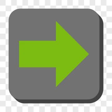 Arrow Right Rounded Square Button 스톡 일러스트