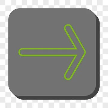 Arrow Right Rounded Square Button イラスト素材