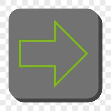 Arrow Right Rounded Square Button 스톡 일러스트