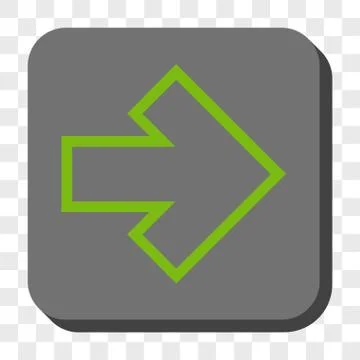 Arrow Right Rounded Square Button イラスト素材