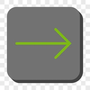 Arrow Right Rounded Square Button 스톡 일러스트
