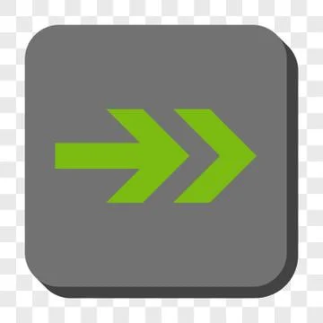 Arrow Right Rounded Square Button 스톡 일러스트