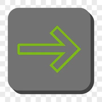 Arrow Right Rounded Square Button Stock Illustration