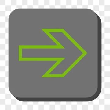Arrow Right Rounded Square Button イラスト素材