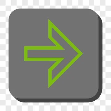 Arrow Right Rounded Square Button イラスト素材