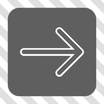 Arrow Right Rounded Square Button Stock Illustration