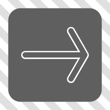 Arrow Right Rounded Square Button イラスト素材