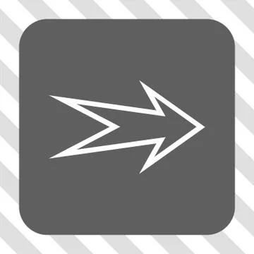 Arrow Right Rounded Square Button イラスト素材