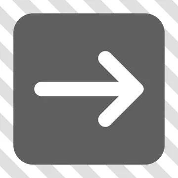 Arrow Right Rounded Square Button 스톡 일러스트
