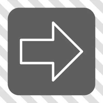 Arrow Right Rounded Square Button 스톡 일러스트