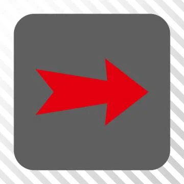 Arrow Right Rounded Square Button 스톡 일러스트