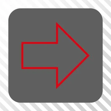 Arrow Right Rounded Square Button イラスト素材