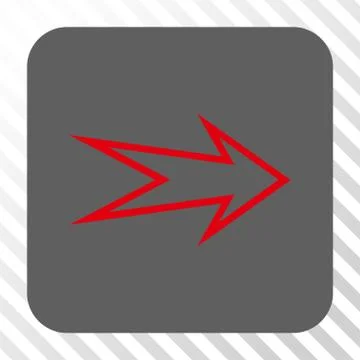 Arrow Right Rounded Square Button 스톡 일러스트