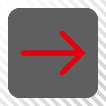 Arrow Right Rounded Square Button 스톡 일러스트