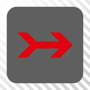 Arrow Right Rounded Square Button 스톡 일러스트