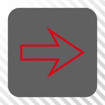 Arrow Right Rounded Square Button イラスト素材