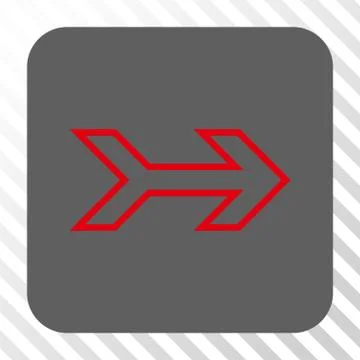 Arrow Right Rounded Square Button イラスト素材