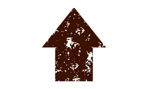 Arrow Rough Up Template Stock Illustration