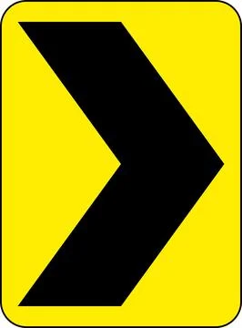Arrow. Roundabout Directional Arrow Chevrons Sign. Infrastructure Signs イラスト素材