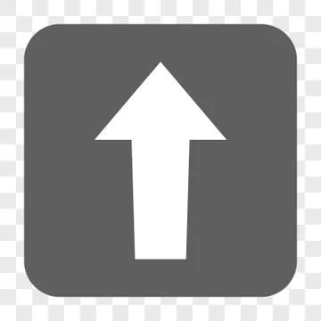 Arrow Up Rounded Square Button 스톡 일러스트