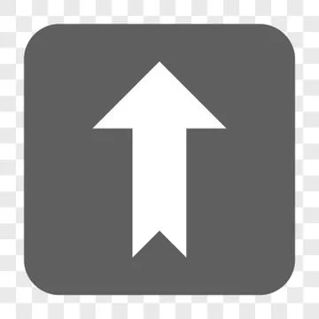 Arrow Up Rounded Square Button Stock Illustration