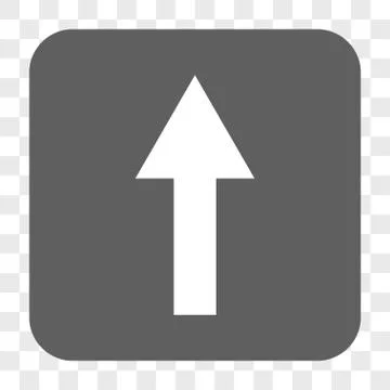 Arrow Up Rounded Square Button 스톡 일러스트