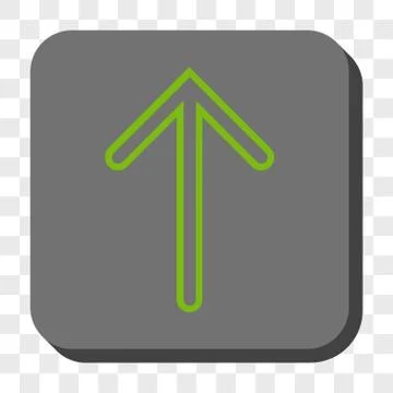 Arrow Up Rounded Square Button 스톡 일러스트