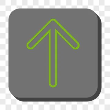 Arrow Up Rounded Square Button 스톡 일러스트