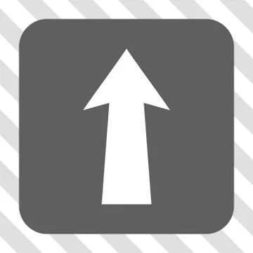 Arrow Up Rounded Square Button 스톡 일러스트