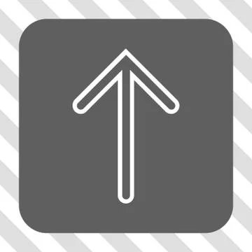 Arrow Up Rounded Square Button 스톡 일러스트