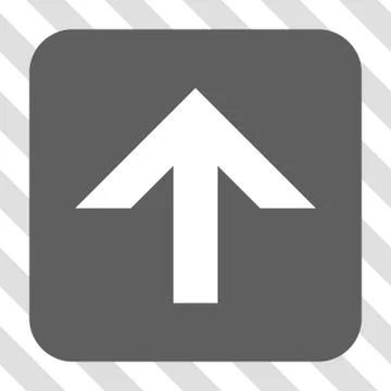 Arrow Up Rounded Square Button 스톡 일러스트