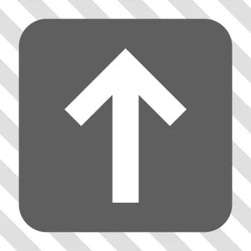 Arrow Up Rounded Square Button Stock Illustration